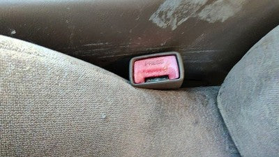 1998 Toyota Camry Driver Left Front Seat Belt Buckle Receiver Oem Tan