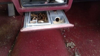 1989-1991 Olds Eighty Eight Ash Tray Assembly Oem Slide Out Dash Red 25535828