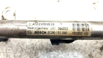2001-2005 Mercedes C240 Complete Fuel Rail With Injectors Set Loaded Oem 2.6L