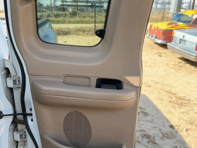 1999-2003 Ford F150 Driver Left Rear Door Trim Panel With Switches Back Tan Ex