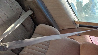 1993 Grand Prix Passenger Right Front Seat Belt Retractor Shoulder Tan 2 Door