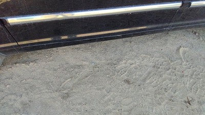 2004-2005 Hyundai Xg350 Driver Left Lower Rocker Panel Moulding Side Skirt Black