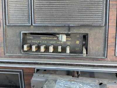 1978-1981 Dodge D150 Temperature Control Module In Dash Heater Ac Head Unit Oem