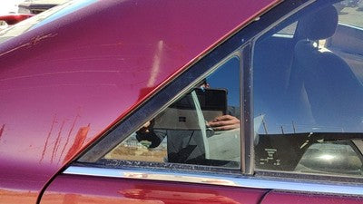 02-06 Camry Passenger Right Rear Vent Window Back Door Glass With Frame Oem