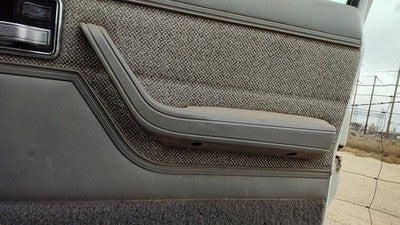 1992 Jeep Cherokee Passenger Right Front Door Trim Panel With Switches Gray