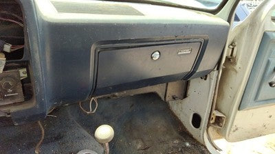 1984 Dodge Ram W250 Glove Box Assembly Complete Door With Latch Oem Blue