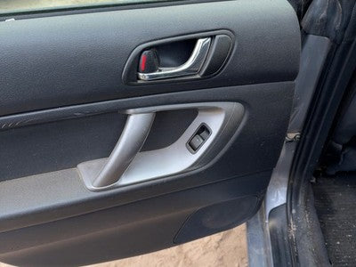 08-09 Legacy Outback Driver Left Rear Door Trim Panel With Switches Back Black