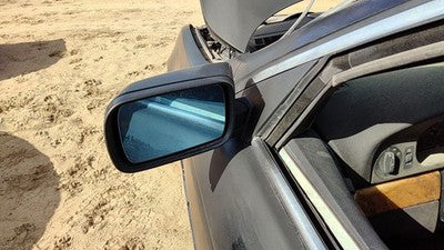Bmw 540I Driver Left Power Side Mirror Door Mounted Oem Black 51168239013