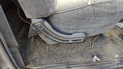 1989 F250 Pickup Passenger Right Side Seat Trim Panel Oem Gray