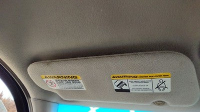 2002-2003 Jeep Liberty Driver Left Sun Visor Oem Gray M5dv 0Xq031l2ab