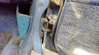 1984 Deville Sedan Passenger Right Lower Kick Trim Panel Oem Blue
