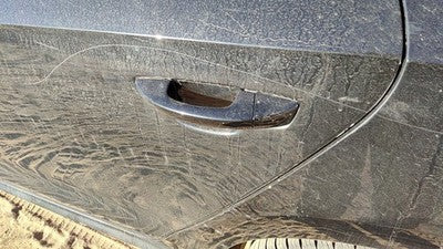 2012-2021 Vw Passat Driver Left Rear Outside Door Handle Oem Back Black A1