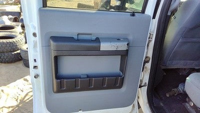 2011-2016 Ford F250 Driver Left Rear Door Trim Panel With Switches Back Gray 3S