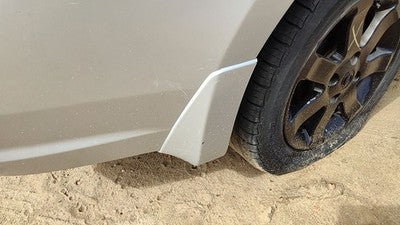 2010 Nissan Sentra Sr Passenger Right Rear Moulding On Quarter Panel Silver K23