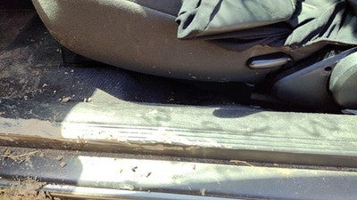2003 Ford Mustang Driver Left Side Seat Trim Panel Oem Black 9W