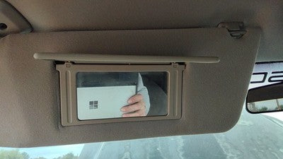 2004-2007 Ford F150 Driver Left Sun Visor Oem Gray Me 4L3Z1504105Bab