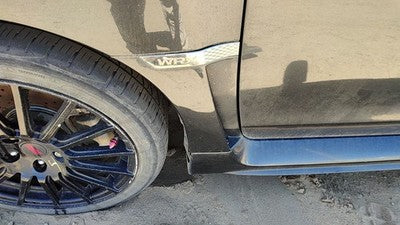 2015-2016 Subaru Wrx Driver Left Moulding From Fender Trim Strip Dark Gray Dgm