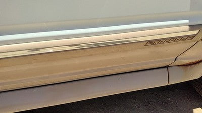 1993 Ford Explorer Passenger Right Front Moulding From Door Oem Trim Strip White