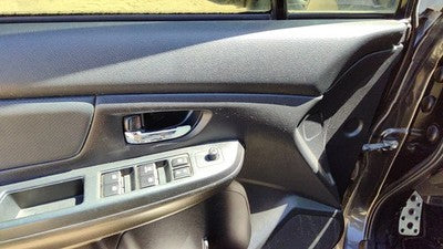15-16 Wrx Driver Left Front Inside Door Trim Panel Wh Master Switch Cbl30 Carbon
