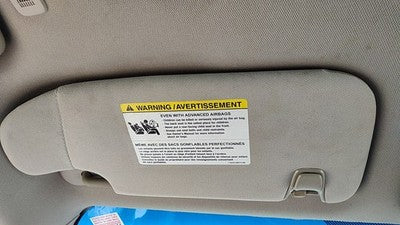 2010-2012 Ford Fusion Driver Left Sun Visor Oem Black Dl Ae5Z5404105Aa