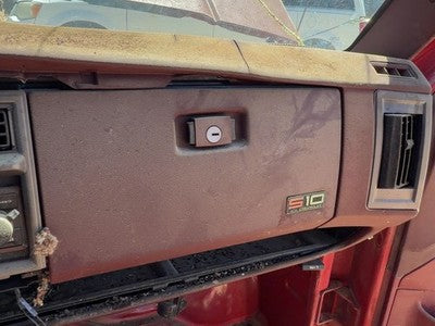 1990 Chevy S10 Pickup Glove Box Assembly Complete Door With Latch Oem Red