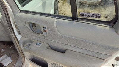 98-03 Blazer Passenger Right Rear Door Trim Panel With Switches Back Gray 92H