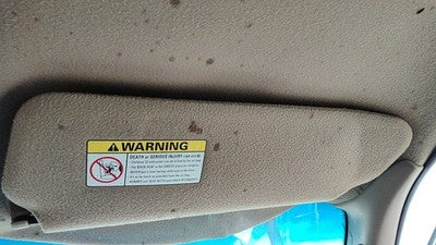 1998 Lincoln Navigator Passenger Right Sun Visor Oem Tan Kx