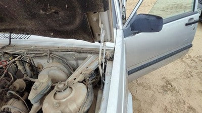 1985-1992 Volvo 740 Driver Left Hood Hinge Assembly Oem Silver 35286772