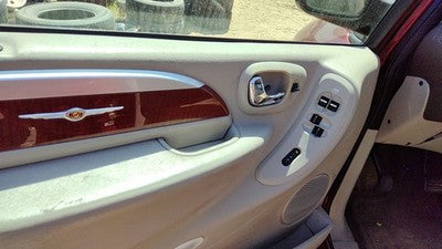 06-07 Town Country Driver Left Front Door Trim Panel With Master Switch Khaki J1