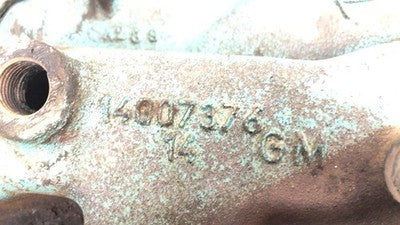 1978-1979 Chevy El Camino Cast Iron Intake Manifold Oem 5.0L 14057062
