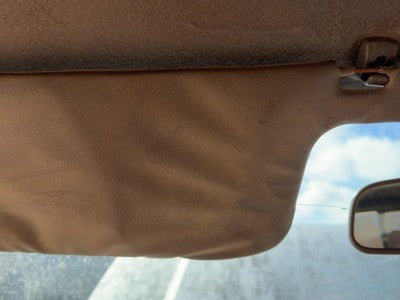 1991 Isuzu Pup Driver Left Sun Visor Oem Gray