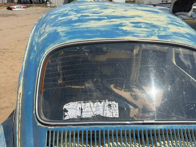 1965-1971 Vw Super Beetle Back Glass Rear Window Oem