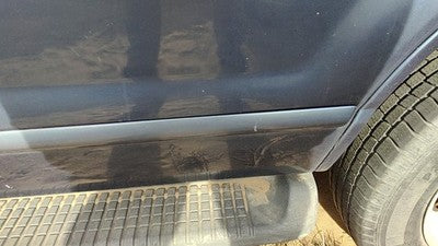 03-05 Ford Explorer Driver Left Rear Moulding From Door Back Trim Strip Blue Ld