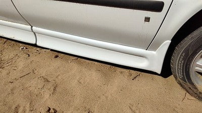 05-08 Uplander Passenger Right Lower Rocker Panel Moulding Side Skirt White 50U