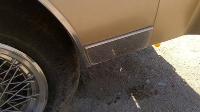 1985 Olds 88 Passenger Right Moulding From Fender Oem Trim Strip Chrome Front