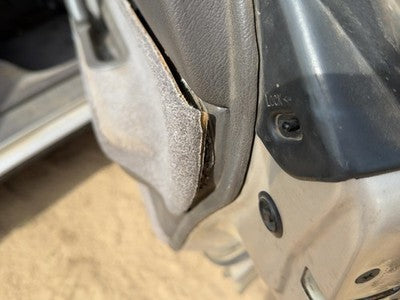 1990 Subaru Legacy Passenger Right Rear Door Trim Panel With Switches Back Gray