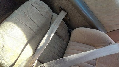 1993 Grand Prix Passenger Right Front Seat Belt Retractor Shoulder Tan 2 Door