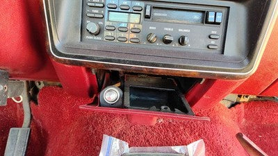 1987-1991 Ford F150 Ash Tray Assembly Oem Slide Out Dash Red
