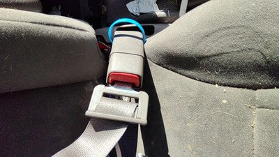 01-05 Pt Cruiser Passenger Right Front Seat Belt Buckle Receiver Fl Taupe