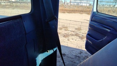 1995 Ford F150 Driver Left B Pillar Trim Panel Standard Cab Oem Blue