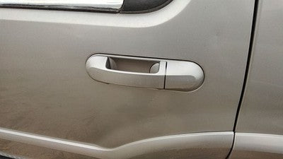 2003-05 Lincoln Aviator Driver Left Rear Outside Door Handle Oem Back Silver Jp