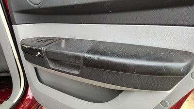 08-10 Charger Passenger Right Rear Door Trim Panel With Switches Back Slate Gray