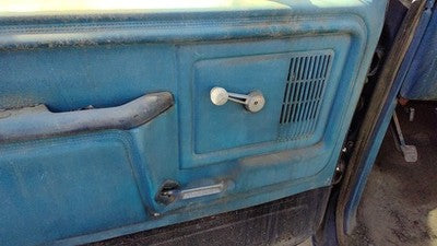 1982 Ford F150 Driver Left Front Door Trim Panel Manual Windows Oem Blue