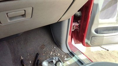 1999 Mazda B2500 Passenger Right Lower Kick Trim Panel Oem Gray V2