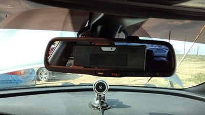 2015-2017 Chrysler 200 Inside Rear View Mirror Oem Windshield Mounted 68203589Ad