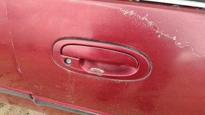 1997 Ford Escort Passenger Right Front Outside Door Handle Oem Red