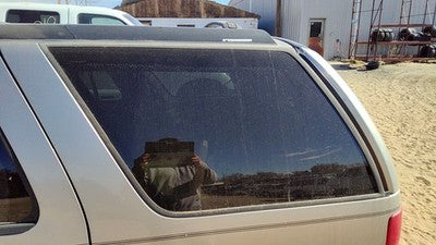 1997-2001 Olds Bravada Driver Left Rear Quarter Glass Back Side Window Oem