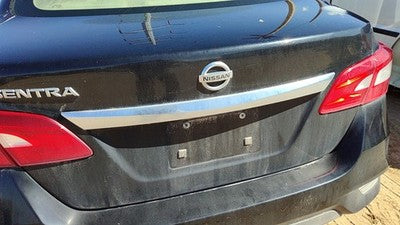 2019 Nissan Sentra License Plate Trim Surround Panel Oem Tail Trunk Finish
