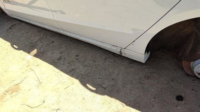 13-20 Fusion Driver Left Lower Rocker Panel Moulding Side Skirt Oem White Yz