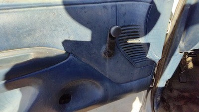 1996 Ford F350 Driver Left Front Inside Door Trim Panel Manual Windows Blue